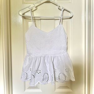 simple embroidered tank top!